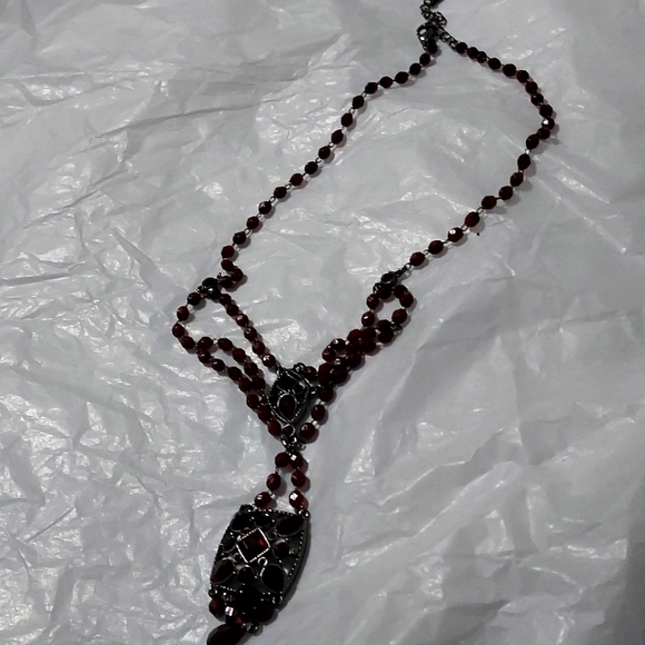 Carolina Herrera Jewelry - Carolina Herrera Garnet Crystal Necklace